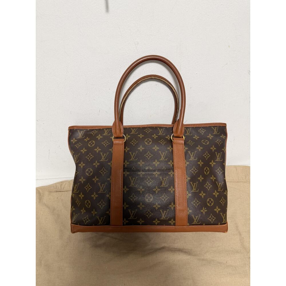 Vintage Louis Vuitton Neo Cabas Tote Bag Womens Brown Monogram Made In France